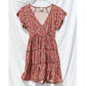 ⭐️ UO Julia Ruffle Hipster Hippie Chic Glam Party Cute Girly Classy Mini Dress